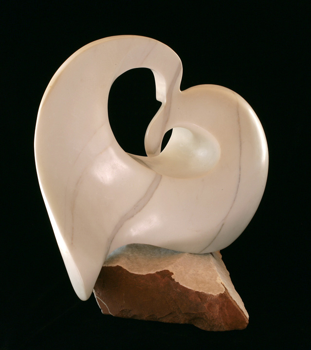 Jania Ashby marble sculpture, In Repose