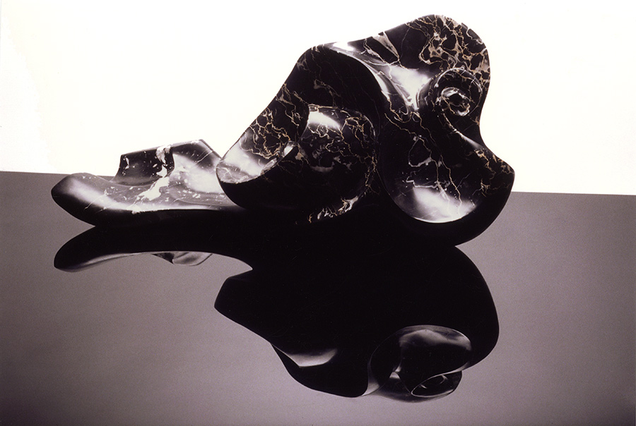 Jania Ashby marble sculpture, Black Gold